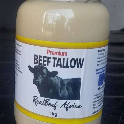 1kg Grass-Fed Beef Tallow – Healthy & Keto-Friendly Cooking Oil