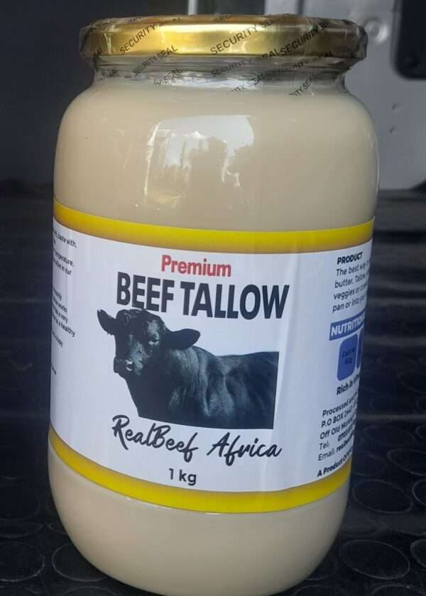 1kg Grass-Fed Beef Tallow – Healthy & Keto-Friendly Cooking Oil