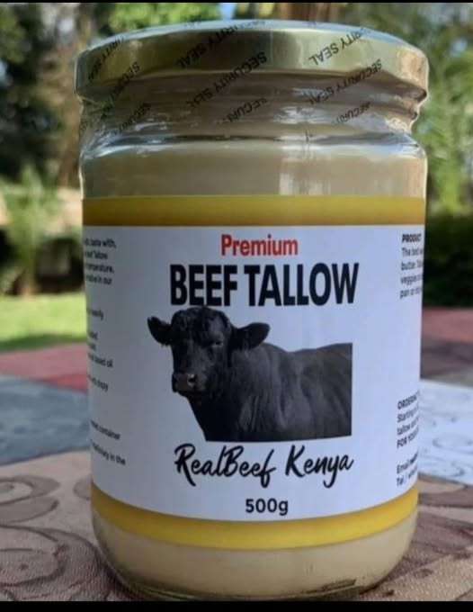 500g Pure Beef Tallow – Grass-Fed & All-Natural Cooking Fat